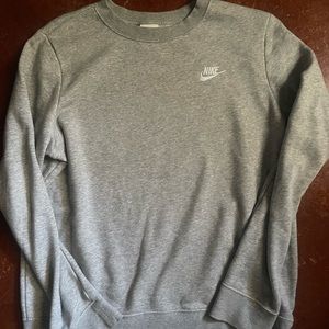 Grey Nike sweatshirt